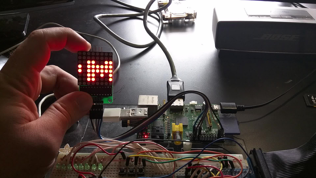 LED matrix on a Raspberry PI